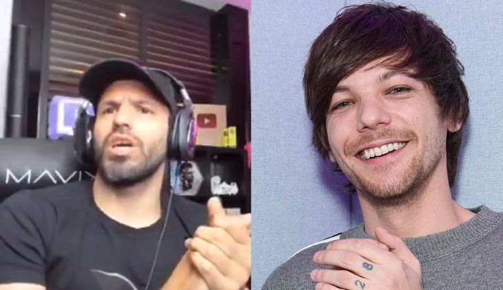 El video del Kun Agüero hablando con Louis Tomlinson que es viral