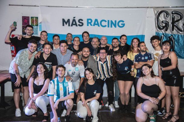 Más Racing, la agrupación de gente joven que pisa fuerte en la Academia