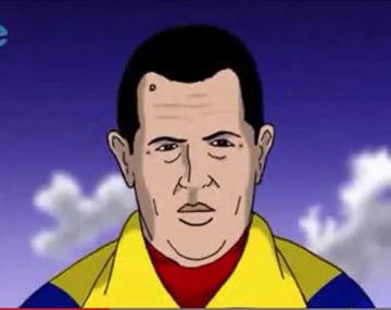 Muestran el encuentro en el cielo de Chávez con Evita y el Che