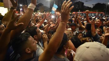 Momento de la votación en la asamblea de los manteros Momento de la votación en la asamblea de los manteros