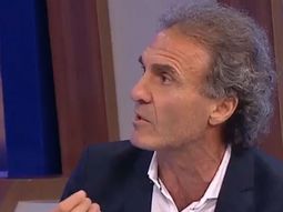 Oscar Ruggeri volvió a la televisión tras estar en aislamiento por el Covid-19