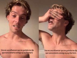 Maratea reveló que una influencer lo rechazó por libertario: ¡Qué caro me salió bancar al peluca!