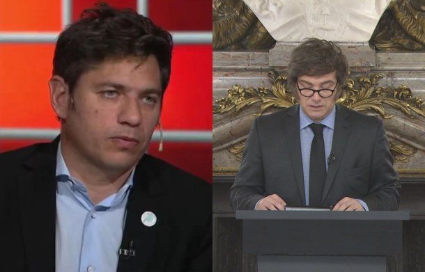 Axel Kicillof cruzó a Javier Milei por la cadena nacional: Disco rayado
