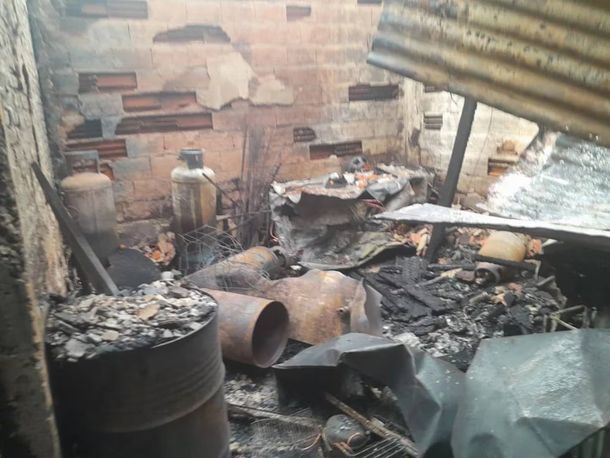 Trágico incendio en un bar de Entre Ríos.