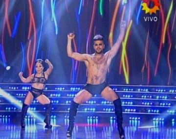 Noelia Pompa y sus plataformas calentaron la pista del Bailando 2014