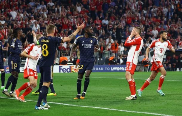 Bayern Munich y Real Madrid igualaron 2-2 por las semis de Champions League