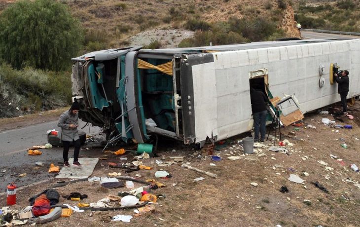 No hay arrestados ni imputados por la tragedia porque el chofer murió&nbsp;