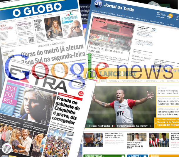 Los diarios brasileños se retiran de Google News
