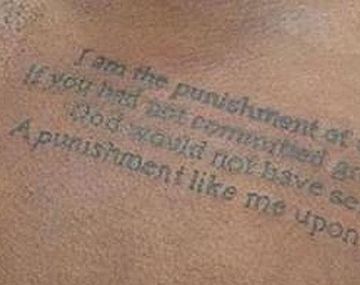 El polémico tatuaje del jugador más controvertido