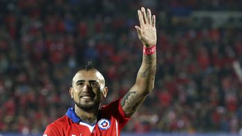 vidal, la imagen excluyente del triunfo de chile vidal, la imagen excluyente del triunfo de chile