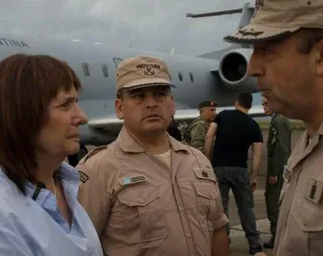 Patricia Bullrich en Bahía Blanca.