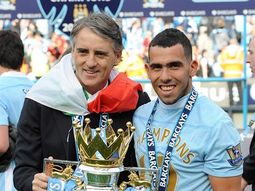 roberto mancini fue contundente: tevez se queda en el city roberto mancini fue contundente: tevez se queda en el city