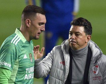 River: Gallardo cuenta con Armani