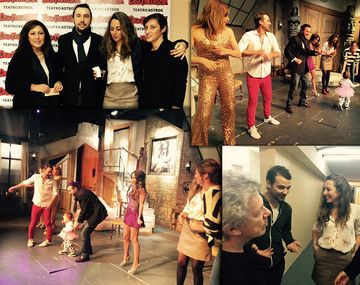 Ali Kemal fue al teatro y bailó con el elenco de Casafantasma