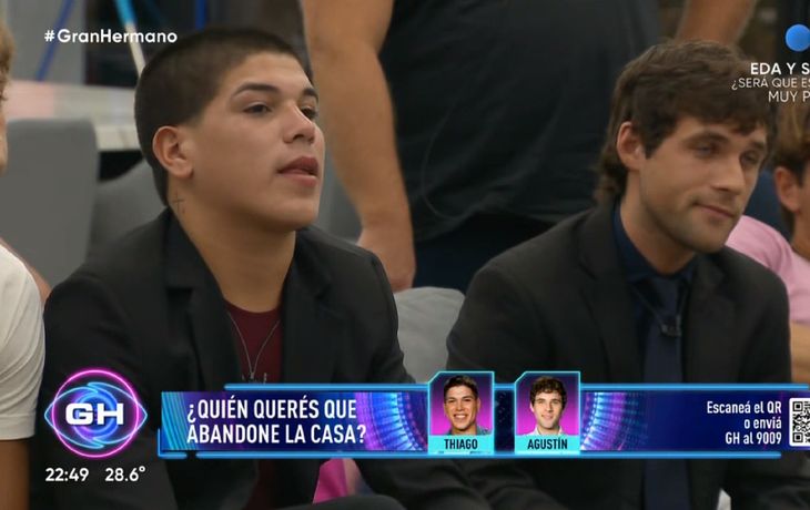 Sorpresa en la gala de Gran Hermano: Thiago es el nuevo eliminado