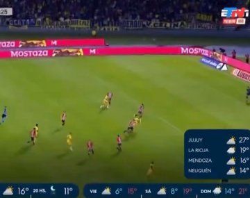 El nuevo error del zócalo de TN en la eliminación de Boca