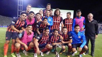 El festejo de San Lorenzo con la Copa de Verano 2018 El festejo de San Lorenzo con la Copa de Verano 2018