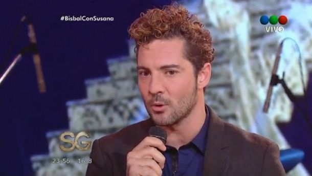 David Bisbal en el living de Susana: La China se sabe todas mis canciones