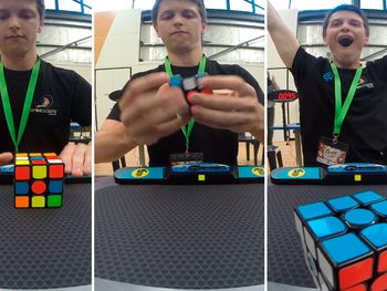 Feliks Zemdegs armó el Cubo de Rubik en menos de 5 segundos