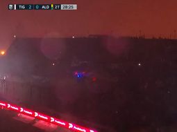 a oscuras: asi fue el momento en que la cancha de tigre se quedo sin luz