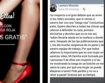 La insólita disculpa de un boliche que ofrecía tomar gratis a las mujeres con tanga roja