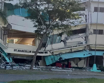 Un terremoto de magnitud 7,8 sacudió el sur de Filipinas.