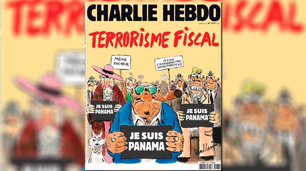 Charlie Hebdo lo hizo de nuevo: dedicó su tapa a los #PanamaPapers