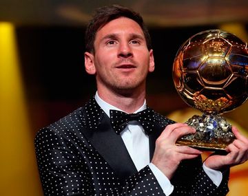 Messi ganó el Balón de Oro por cuarta vez consecutiva