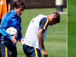 ricardo centurion dejo la practica de boca por una fuerte patada de juan insaurralde ricardo centurion dejo la practica de boca por una fuerte patada de juan insaurralde