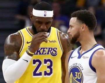 LeBron James y Stephen Curry