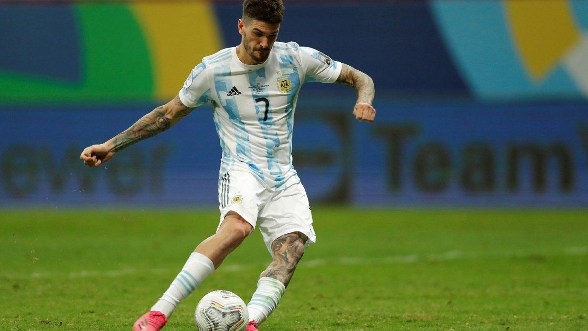 Rodrigo De Paul, cerca de un récord histórico de la Selección
