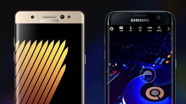 Samsung reemplazará todos los equipos Galaxy Note 7 en el país