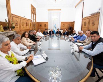 Guillermo Francos recibió a miembros de la CGT en Casa Rosada