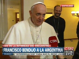 la bendicion del papa a la argentina en exclusivo por c5n la bendicion del papa a la argentina en exclusivo por c5n
