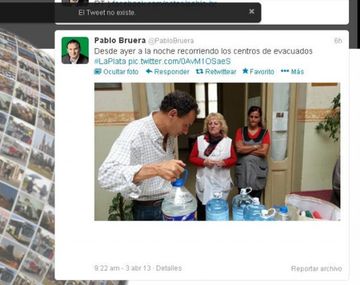 Desde ayer a la noche recorriendo los centros de evacuados