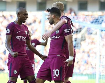 Agüero marcó en la victoria de Manchester City