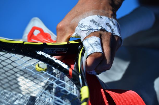 Así está la mano de Nadal antes de enfrentar a Federer