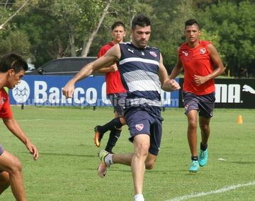 Gigliotti se entrenó por primera vez en Independiente