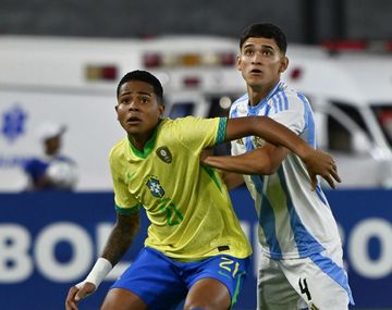 Argentina y Brasil igualaron 1-1 por el Sudamericano Sub-20: el título se define el domingo