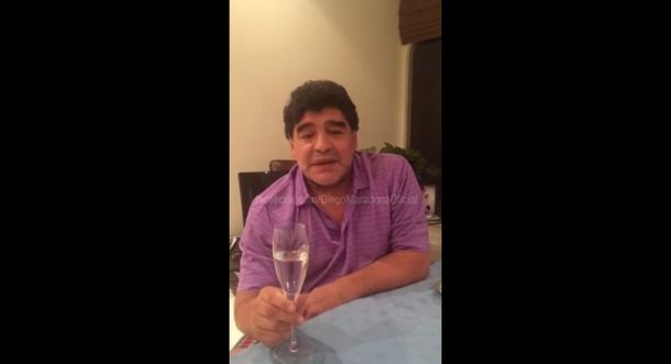 Mirá el saludo de Maradona a todos sus fanáticos por su cumpleaños