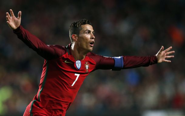 El festejo de Cristiano Ronaldo ante Hungría