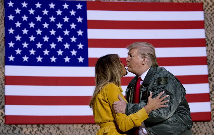 Melania Trump y Donald Trump