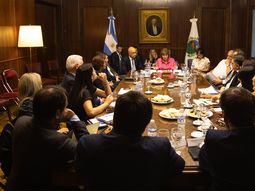 Patricia Bullrich reunió a la tropa libertaria del Senado.