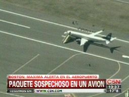 boston: encuentran un paquete sospechoso en un avion boston: encuentran un paquete sospechoso en un avion