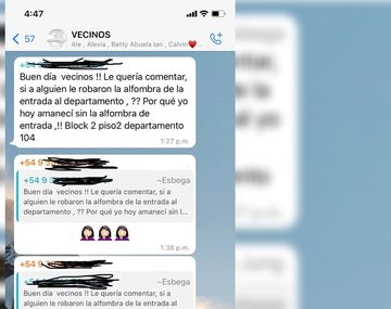 Denunciaron el robo de felpudos en un edificio pero el culpable es inimputable