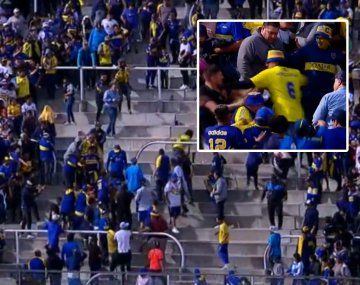 Ataque en la tribuna de Boca: la brutal golpiza a un hincha