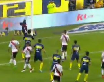 El mal cálculo del arquero riverplatense