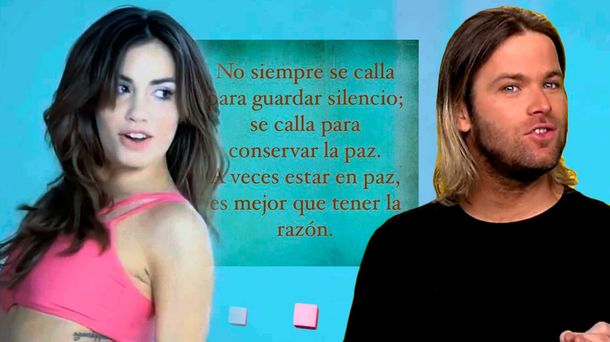 La reacción de Lali.&nbsp;