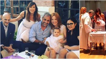 jorge rial, padrino en el bautismo de la hija de valeria archimo y guillermo marin jorge rial, padrino en el bautismo de la hija de valeria archimo y guillermo marin