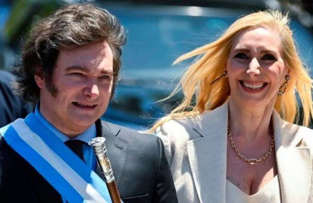 Javier y Karina Milei.